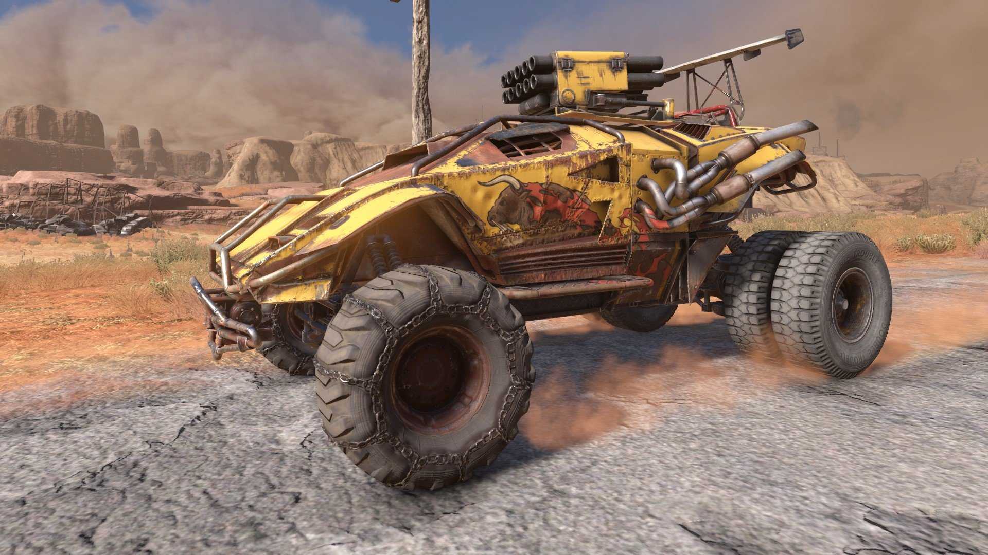 Crossout - обзор гонок на выживание с гаражом для создания тачки