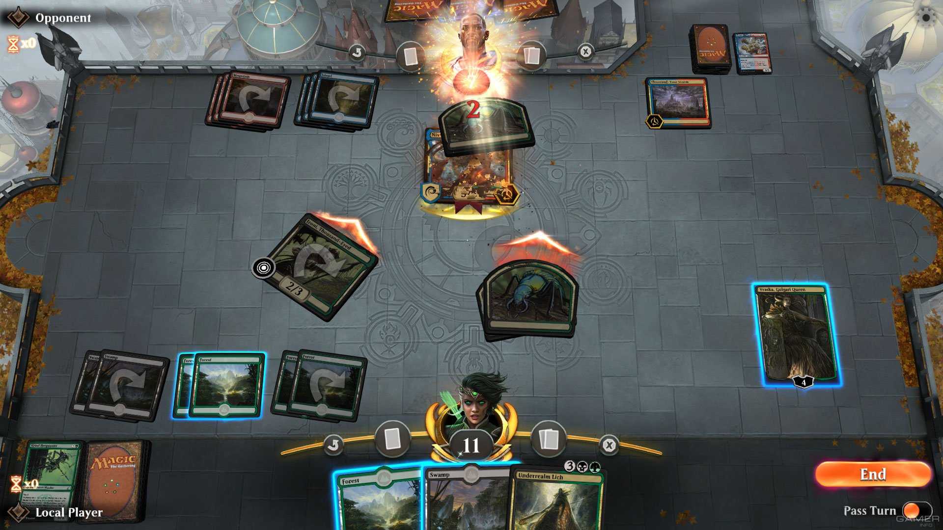 [решено] проблемы с черным экраном magic: the gathering arena - знание