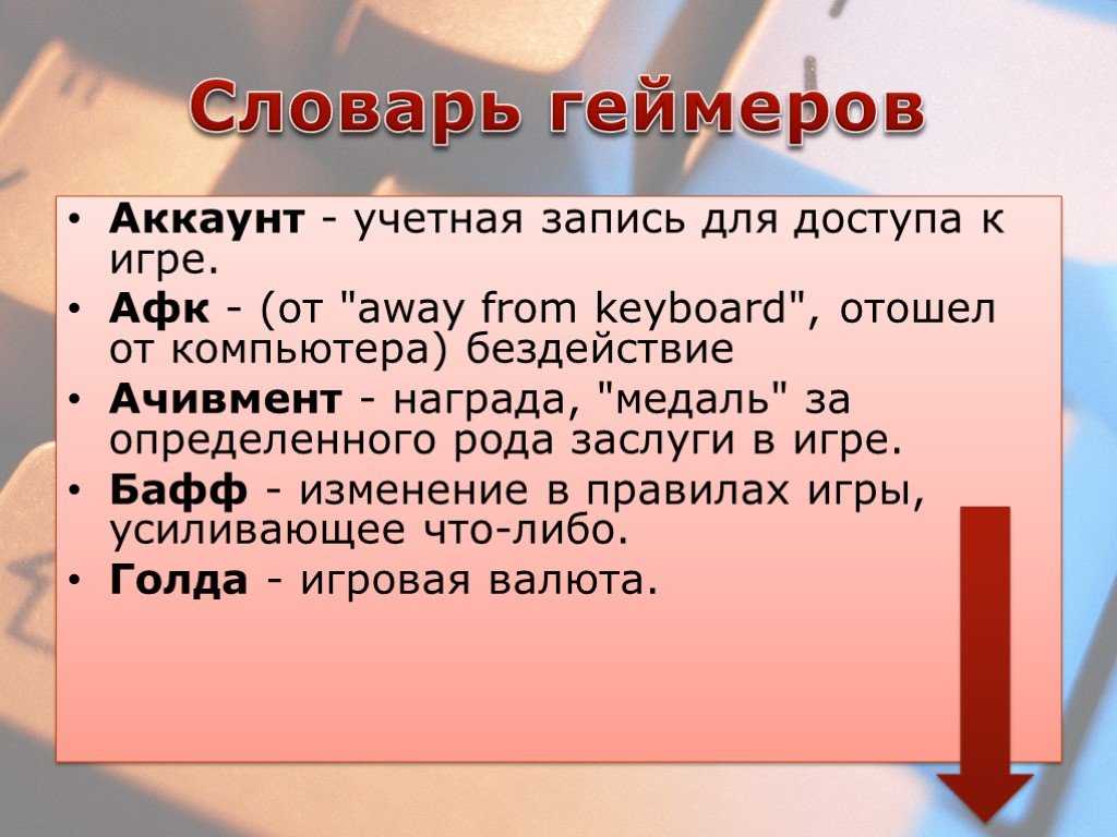 Геймер? проверь, насколько хорошо ты владеешь игровым сленгом!