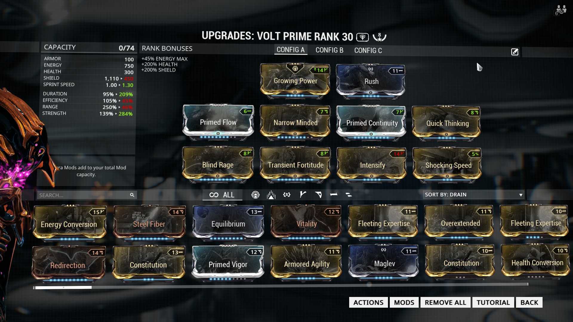 Warframe volt build фото 45