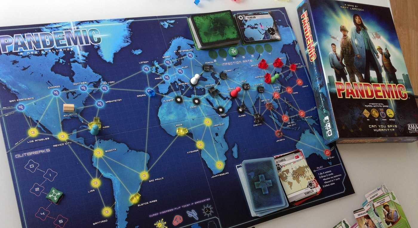 Пандемия настольная игра карта