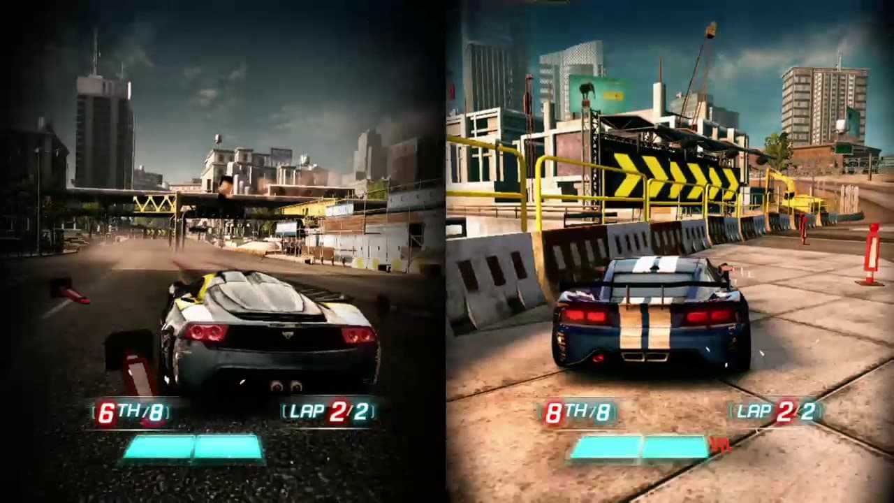 Игры для двоих xbox series s. Гонки Split Screen Xbox 360. NFS 2 сплит скрин. Сплит секонд сплит скрин. Need for Speed ps4 Split Screen.