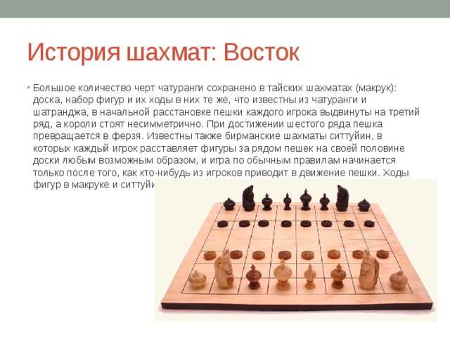 История возникновения шахмат с 5 века до наших дней