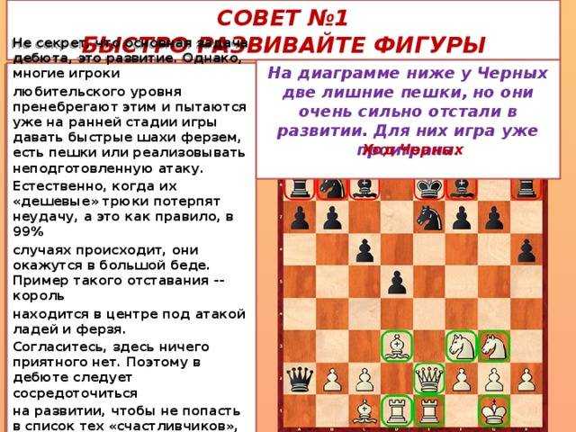 Ферзевый гамбит за белых и черных: ловушки, видео, варианты