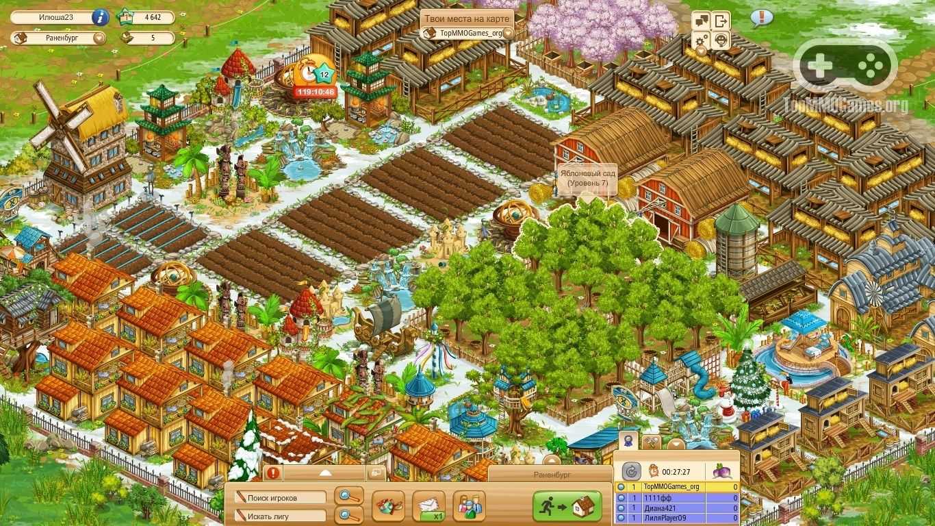Big farm - играть онлайн, обзор большой фермы, лиги, строительство.
