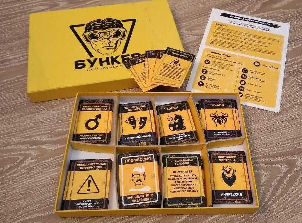 Настольная игра бункер обзор