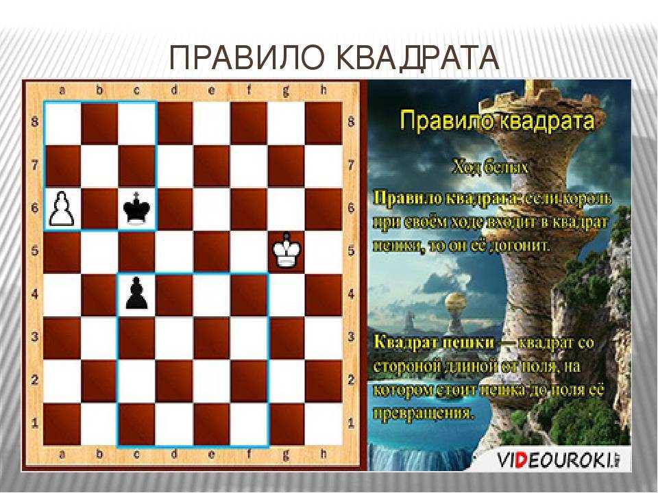 Правила квадрата. Правило квадрата в шахматах. Квадрат пешки. Правило квадрата пешки в шахматах. Шахматы пешечный квадрат.