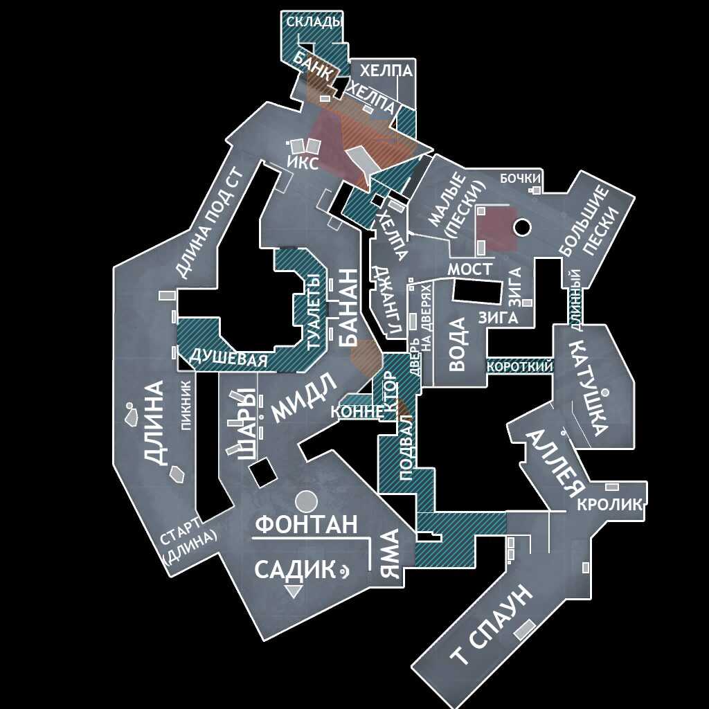 Позиции на картах в cs:go - ancient, mirage, dust2, nuke, overpass, vertigo, inferno. гайд от scope.gg