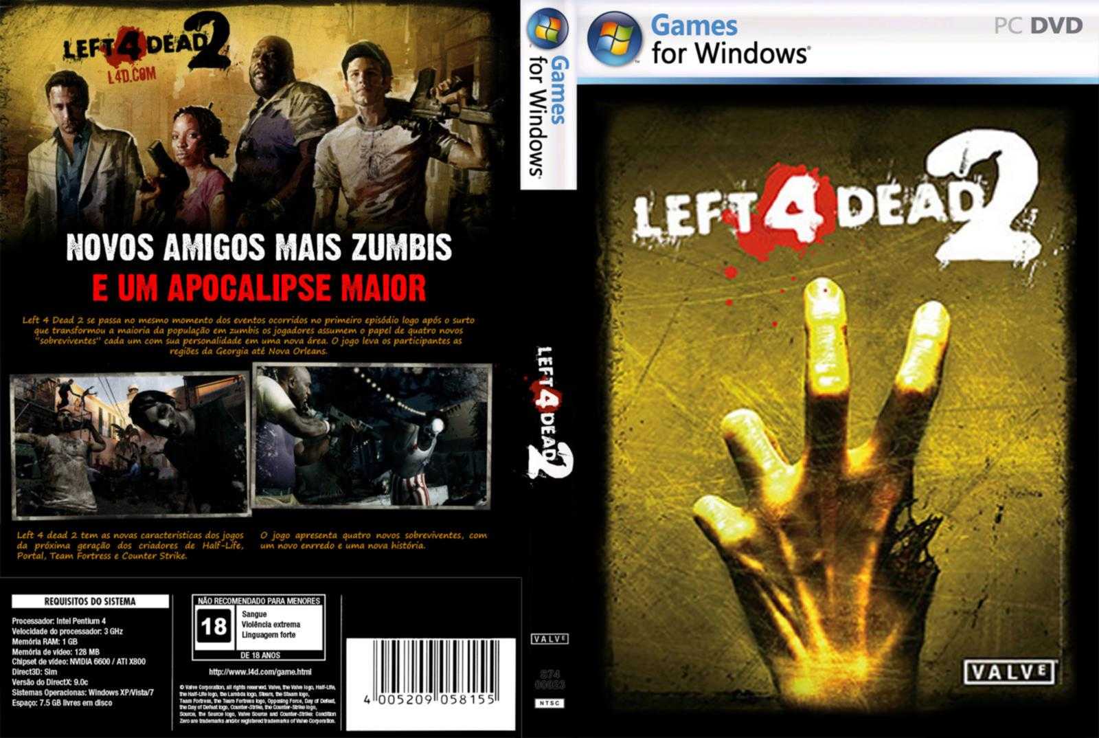 Кооперативный шутер left 4 dead 2: системные требования