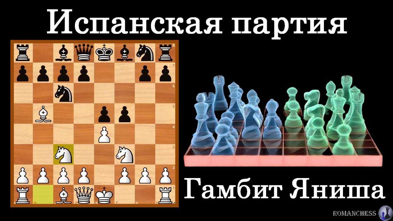 Гамбит яниша в испанской партии [c63] - подробный анализ