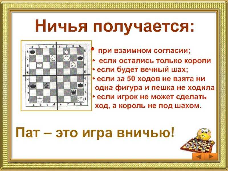 Может ли король рубить. Шахматы-задания Шах или не Шах. Патовая ситуация в шахматах. Вечный Шах в шахматах это. Шахматы ничья ПАТ.