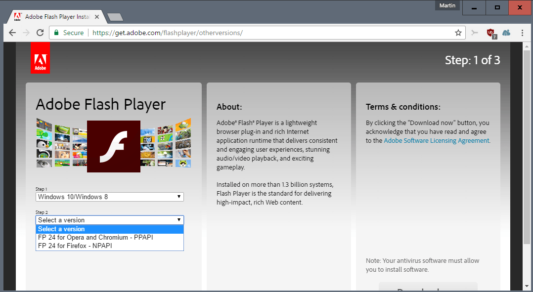 Как включить adobe flash player в 2023 году?