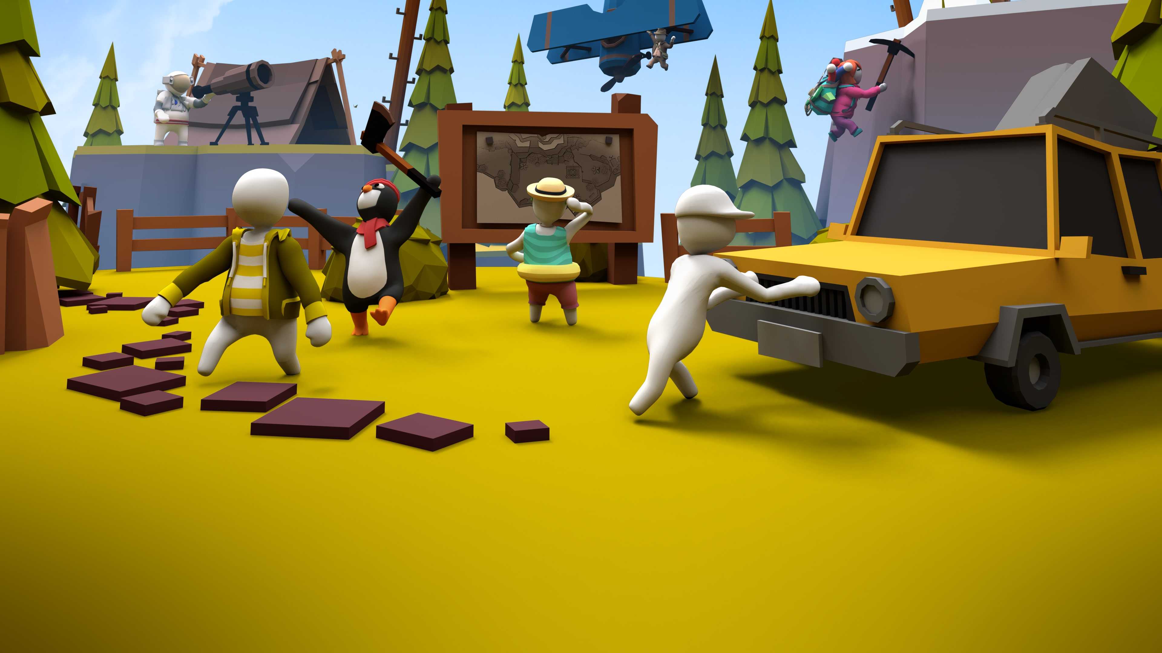 Human: fall flat: где скачать игру, где найти сохранения, системные требования, язык