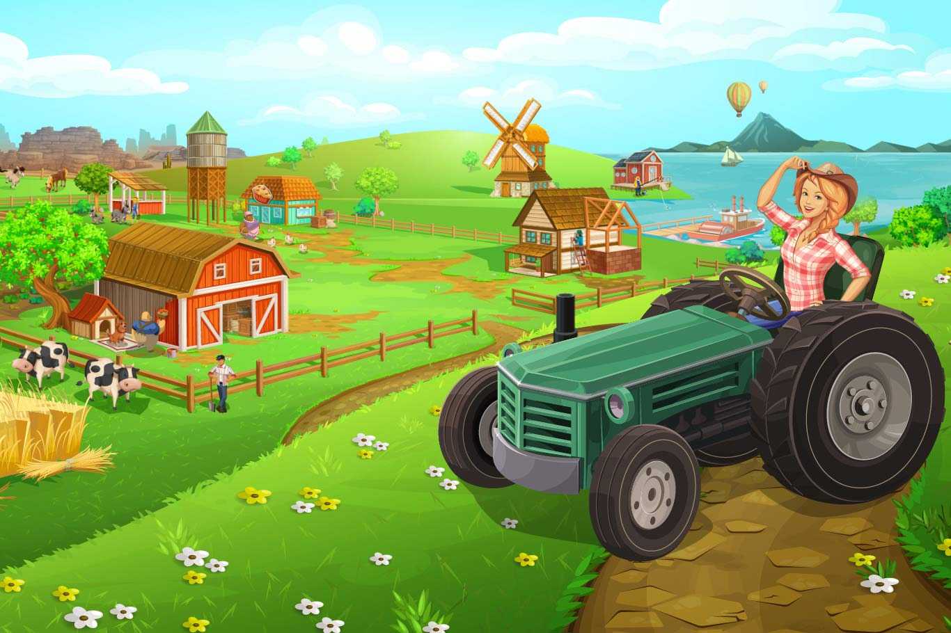Big farm — лучшая игра про ферму