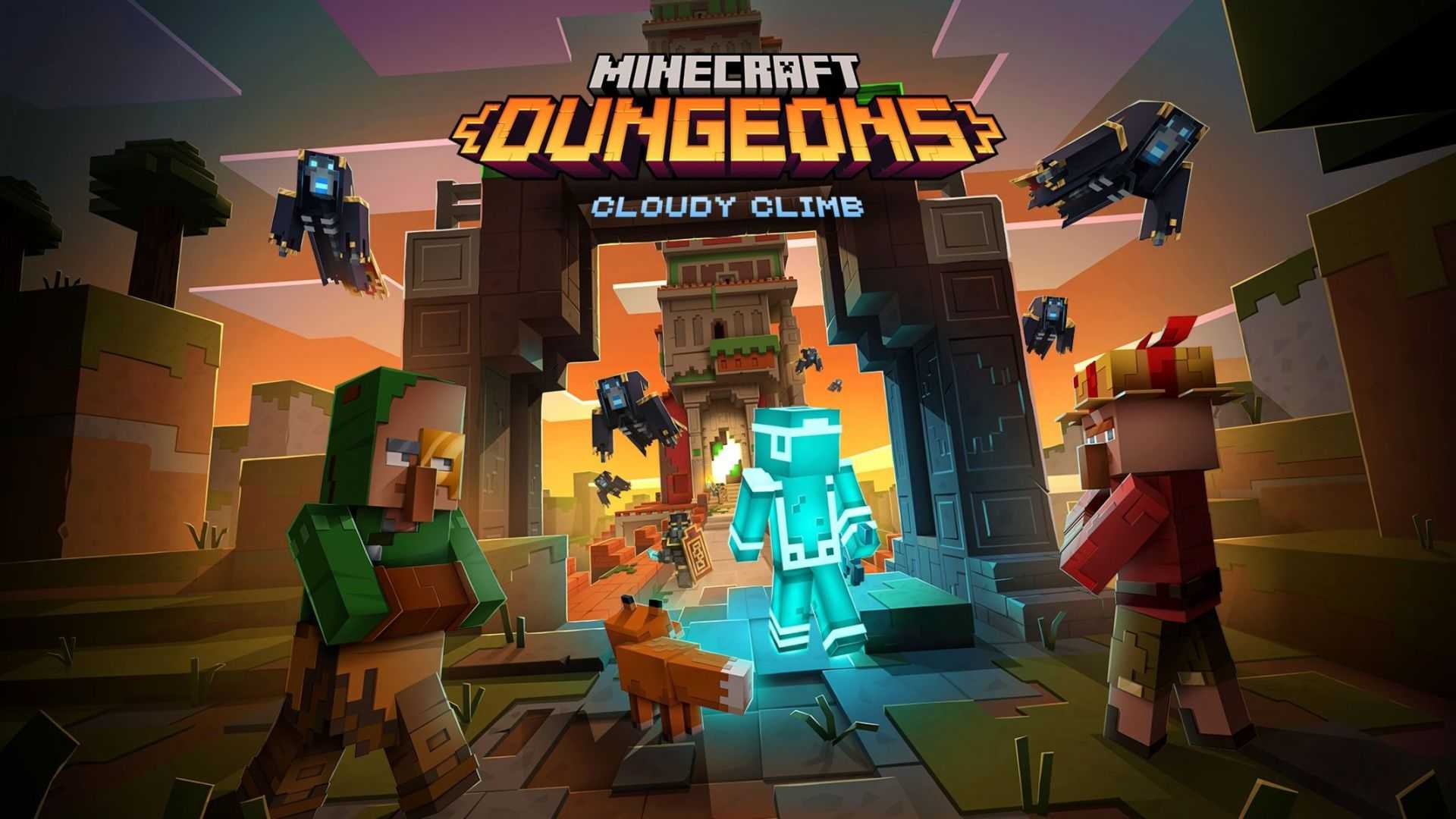 Майнкрафт данжеонс. Minecraft Dungeons cloudy Climb. Майнкрафт Dungeon башня. Майнкрафт первое приключение. Майнкрафт 2020.