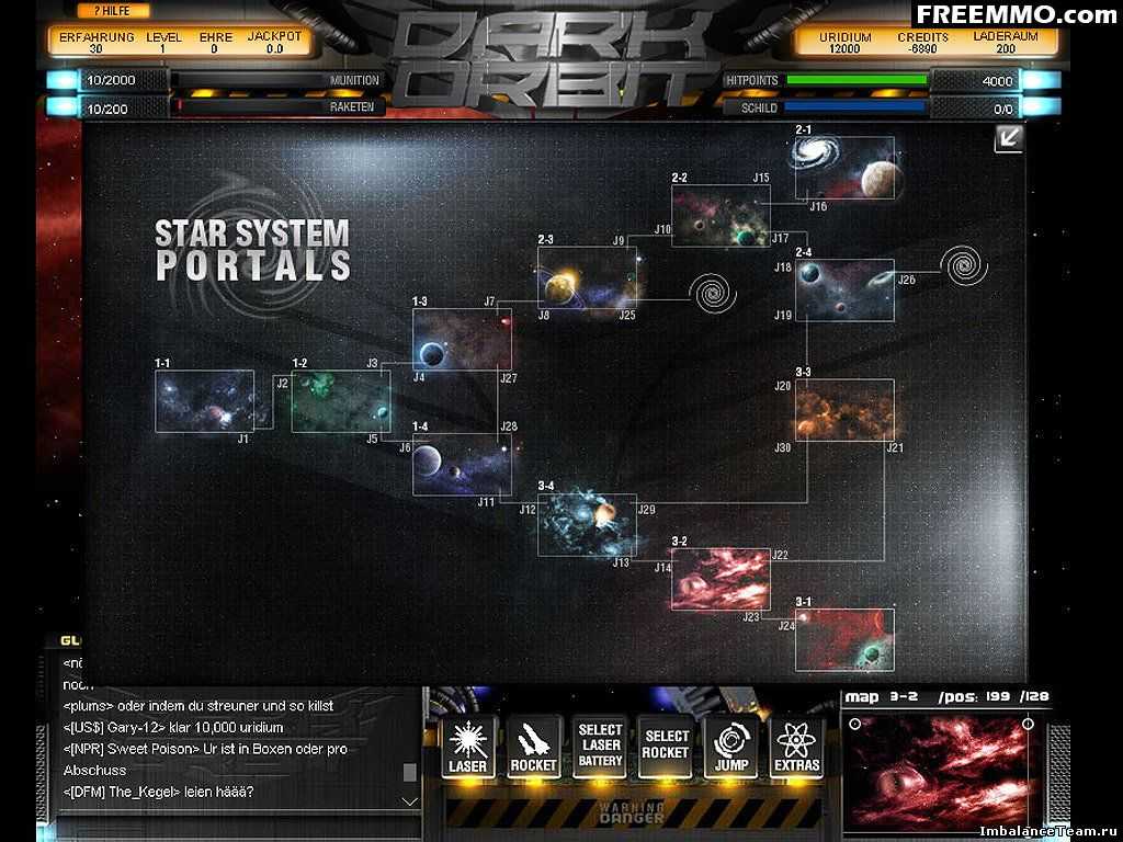 Обзор бесплатной онлайн игры «darkorbit»