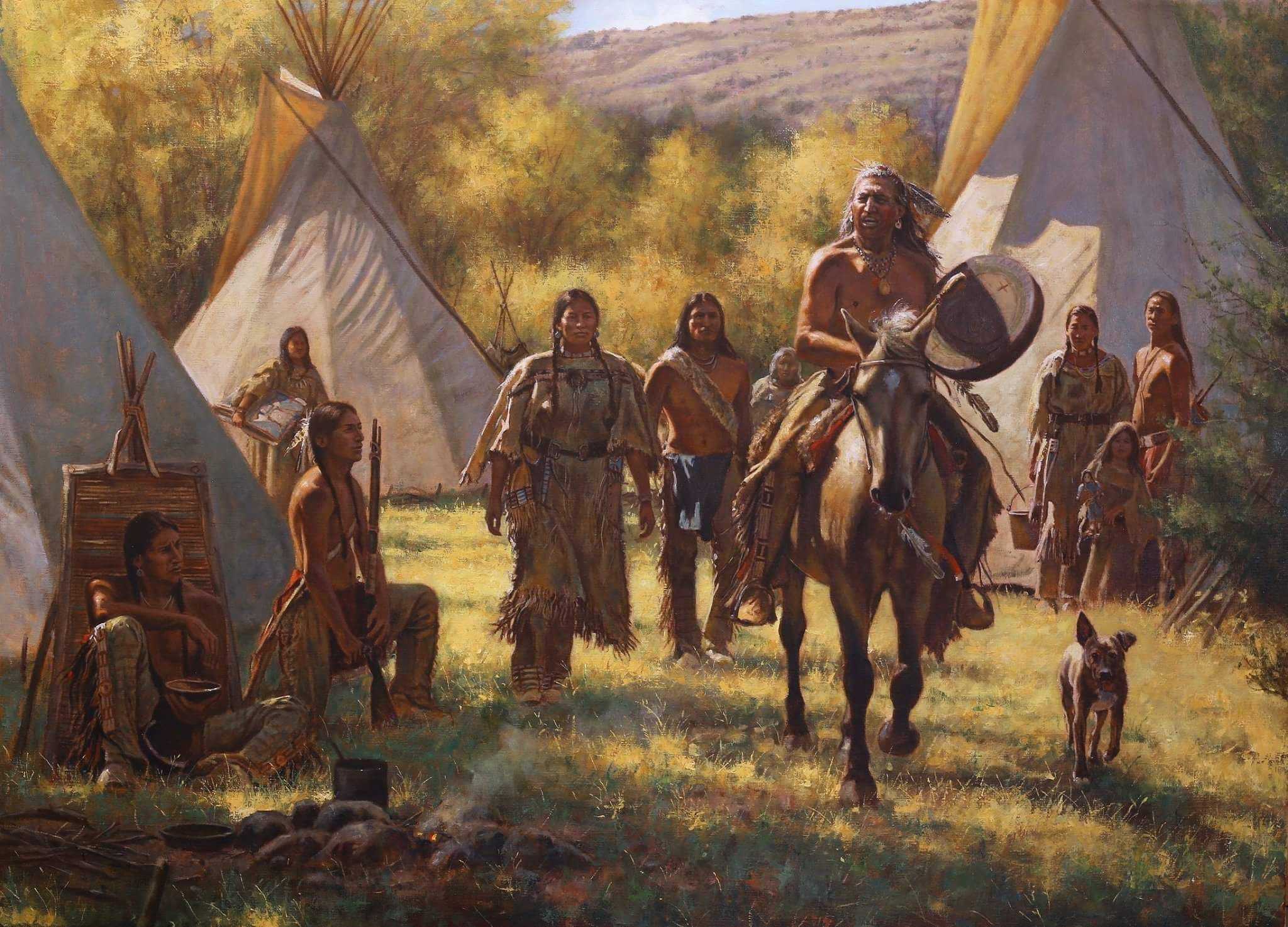Дух племени. Индейцы Северной Америки. Картины индейцев don Oelze. Ихеты индейцы Северной Америки. Деревня индейцев Северной Америки.