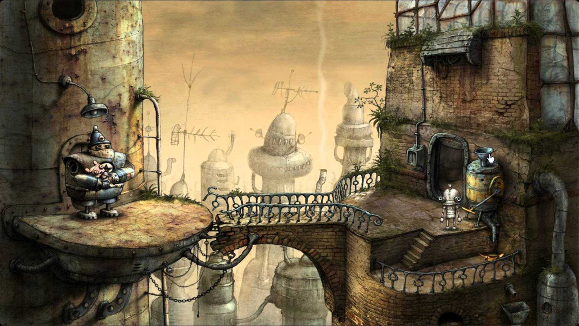 Machinarium. Якуб Дворски Машинариум. Машинариум дизельпанк. Машинариум Берта. Игра Машинариум 2.