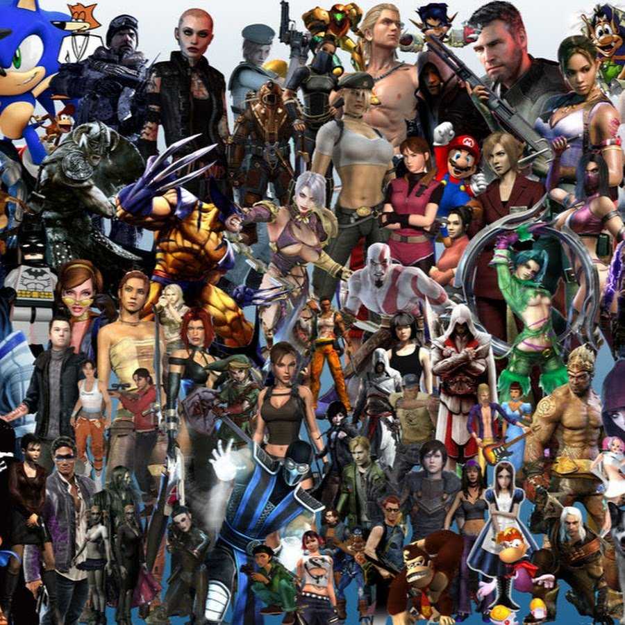 Где есть такие игры разные. Персонажи компьютерных игр. Персонажи из разных игр. Популярные персонажи игр. Самые известные игровые персонажи.